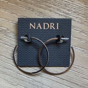 Nadri cubic zirconia inside and out Earrings